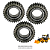 KIT COM 3 ENGRENAGEM COM ROLAMENTO TRAÇÃO TRASEIRA  RETRO JOHN DEERE 310K/310L - Imagem 1