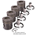 Kit reforma motor Perkins  MF291/4290/4291/4292 Turbo/Bomba Elétrica - Imagem 2