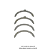 Kit bronzinas STD motor Perkins  MF291/4265/4275/4283/4290/4291/4292 Bomba Elétrica - Imagem 3
