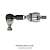 BARRA DIREÇÃO TRATOR FRUTEIRO MF  250/255/265/275/4265/4275 - Imagem 1