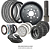 KIT TRAÇÃO ZF TSA09 MF4265/4275/4283/4707/4708/4709 - Imagem 1