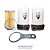 KIT FILTROS COMBUSTIVEL  MF/VALTRA ELETRÔNICO 837091129/837091128/937079726 - Imagem 1