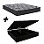 Cama Box Baú Queen + Colchão Ortocom Iso Molas Superpocket Ortopillow 65x158x198 - Imagem 1