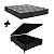Cama Box Baú Casal + Colchão Ortocom Iso Molas Superpocket Ortopillow 65x138x188 - Imagem 1