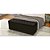 Sapateira Baú Casal Suede Preto 47x138x51 - Imagem 2