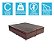 Base Cama Box Baú Bipartido Casal Couro Sintético Marrom 43x138x188 - Imagem 2