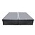 Base Cama Box Baú Bipartido Queen Size Couro Sintético Cinza 43x158x198 - Imagem 3