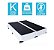 Base Cama Box Bipartido King Size Couro Sintético Branco 40x193x203 - Imagem 2