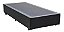 Base Cama Box Solteiro Couro Sintético Preto 40x88x188 - Imagem 1