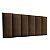 Cabeceira Modular Sonho Casal 60x140 Em Corino Marrom - Imagem 1