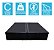 Base Cama Box Baú Blindado Bipartido Casal Corino Preto 43x138x188 - Imagem 2