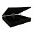 Base Cama Box Baú Blindado Bipartido King Size Corino Preto 43x193x203 - Imagem 1