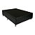 Base Cama Box Com Baú Blindado Casal Corino Preto 43x138x188 - Imagem 2