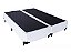 Base Cama Box Bipartido Casal Corino Branco 40x138x188 - Imagem 1