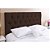 Cabeceira Sonho Paris Casal 1,40m Painel Em Suede Marrom - Imagem 1