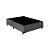 Base Cama Box Casal Suede Cinza 40x138x188 - Imagem 1