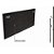 Cabeceira Sonho Line Casal 1,40m Painel Em Suede Preto - Imagem 4