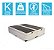 Base Cama Box Baú Bipartido King Size Suede Bege 43x193x203 - Imagem 2