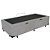 Base Cama Box Baú Solteiro Suede Cinza 43x88x188 - Imagem 2