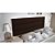 Cabeceira Sonho Line Queen 1,60m Painel Em Suede Marrom - Imagem 1