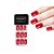 Unhas Postiças Auto Colante Vermelho Hello Mini OY174-55 - Imagem 2