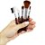 Kit com 05 Pincéis para Maquiagem Miss France MF-3701 - Imagem 2