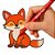 Caneta Hidrográfica Brush Pen com 12 Cores 716-12 - Imagem 2