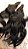 MOHAIR HP DARK BROWN ONDULADO APROX  14,GRAMAS- MATERIAL REBORN - TUDO PARA REBORN - Imagem 1