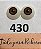 OLHOS - PAR DE OLHOS DE ACRILICO 20MM CASTANHO 430 - TUDO PARA REBORN - Imagem 1