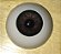 OLHOS EYECO - PAR DE OLHOS DE POLYGLASS EYECO 22mm CASTANHO CHUCK HAZEL - MATERIAL REBORN - TUDO PARA REBORN - Imagem 1