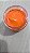 TINTA - POTINHO DE TINTA FRACIONADO 4 GRAMAS GENESIS ORANGE 06- MATERIAL REBORN - TUDO PARA REBORN - Imagem 1