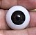 OLHOS EYECO - PAR DE OLHOS DE POLYGLASS EYECO 20mm CASTANHO A264 - MATERIAL REBORN - TUDO PARA REBORN - Imagem 1