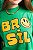 CAMISETA "BRASIL FELIZ" - P AO G5 - VERDE BANDEIRA - Imagem 1