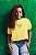 CROPPED "BRASIL" - P AO G5 - AMARELO OURO - Imagem 2