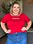 T-SHIRT PEDRARIA "AMOUR" P AO G5 - VERMELHA - Imagem 5