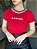 T-SHIRT PEDRARIA "AMOUR" P AO G5 - VERMELHA - Imagem 1