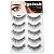 Cílios Postiços Eyelash c/5 Pares N.B19 (Origem: Vietnam) - Imagem 1