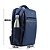 MOCHILA CASUAL POLIÉSTER DIAMOND P/NOTEBOOK DE 17" - M-153 - MARINHO - Imagem 7