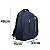 MOCHILA BÁSICA ESCOLAR EM POLIÉSTER - M-105 - MARINHO - Imagem 4