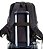 MOCHILA CASUAL EM POLIÉSTER PVC P/NOTEBOOK DE 17" - M-121 - CAFÉ - Imagem 7