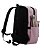 MOCHILA FEMININA BÁSICA EM POLIÉSTER MESCLA - M-133 - ROSA - Imagem 3