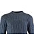 Suéter Delkor Tricot Texturizado Masculino Plus Size - Imagem 3