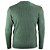 Suéter Delkor Tricot Verde Militar Canelado Masculino Plus Size - Imagem 2
