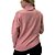 Blusa Facinelli Tricot Rosa Texturizado Gola Alta Feminino - Imagem 3
