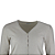 Cardigan City Lady Modal Gola V Feminino Plus Size - Imagem 3