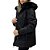 Casaco Facinelli Parka Preta Dupla Face Feminino - Imagem 3