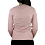 Blusa Facinelli Tricot Rosa Gola Redonda Texturizado Feminino - Imagem 3