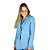 Blazer Sly Wear Alfaiataria Curto Azul Claro Feminino - Imagem 1