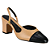 Scarpin Santa Lolla Slingback Couro Salto Bloco Baixo Feminino - Imagem 2