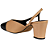 Scarpin Santa Lolla Slingback Couro Salto Bloco Baixo Feminino - Imagem 5